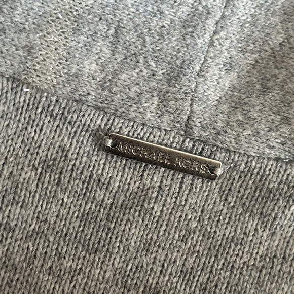 MICHAEL Michael Kors Women's Tinsel Stripe Long Cardigan Sweater - Picture 4 of 5